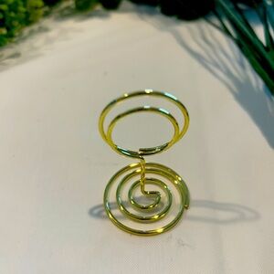Gold wire number or card holders wedding shower party 20 pieces